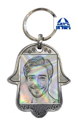 מחזיק מפתחות בצורת חמסה